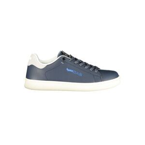 Gas Blue Polyurethane Men Men's Sneaker